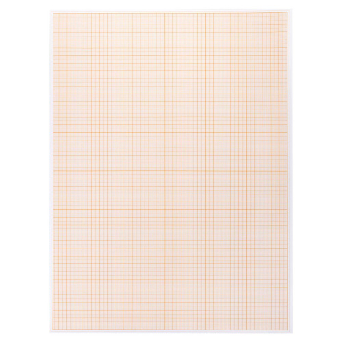 Бумага масштабно-координатная (миллиметровая) STAFF, скоба, А3, оранжевая, 8 листов, 65 г/м2 фото 2