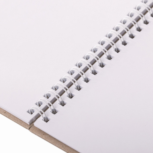 Скетчбук BRAUBERG ART CLASSIC, белая бумага 180 г/м2, 165х240 мм, 20 л., гребень, твердая обложка фото 8