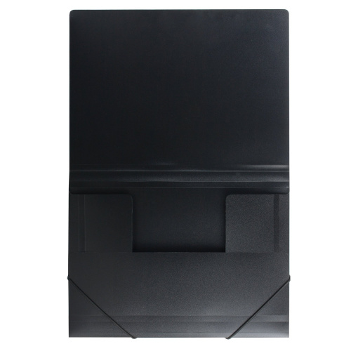 Папка на резинках BRAUBERG, стандарт, до 300 листов, 0,5 мм, черная фото 6