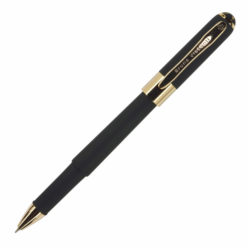 Ручка шариковая BRUNO VISCONTI MONACO, черный корпус, линия письма 0,3 мм, синяя, синяя фото 2