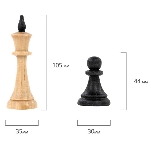 Шахматы турнирные, деревянные ЗОЛОТАЯ СКАЗКА, 40х40 см фото 10