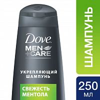 Шампунь "Dove" Men Care Укрепляющий Свежесть ментола 250 мл
