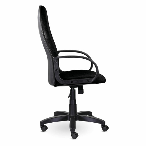 Кресло офисное BRABIX "Praktik EX-279", ткань/кожзам, черное фото 7