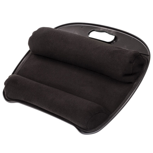 Подставка-столик с мягкими подушками, для ноутбука и творчества BRAUBERG, 430х330 мм, черный фото 5