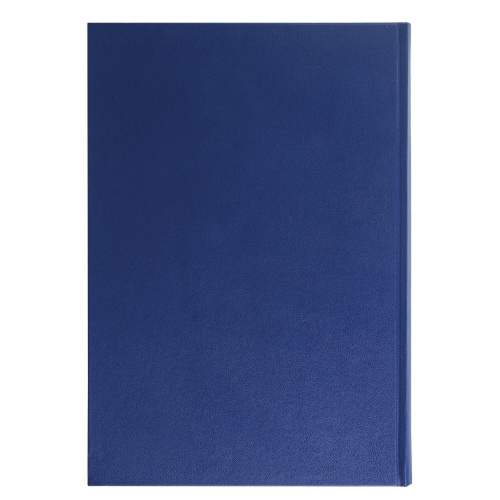 Книга учета BRAUBERG, А4, 144 л., линия, твердая, бумвинил, блок офсет, синий фото 5