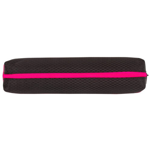 Пенал-косметичка BRAUBERG "Black&Bright", 21х5х5 см, мягкий, черно-розовый фото 2