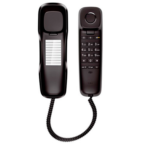 Телефон Gigaset DA210, набор на трубке, быстрый набор 10 номеров, световая индикация звонка, черный фото 2