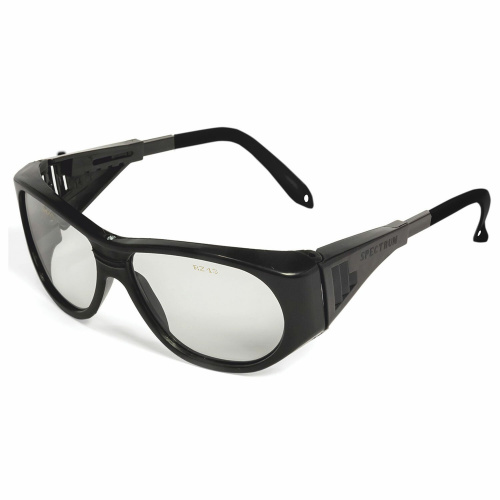 Очки защитные открытые РОСОМЗ О2 Spectrum, регулируемые дужки, защита от царапин, минеральное стекло фото 2