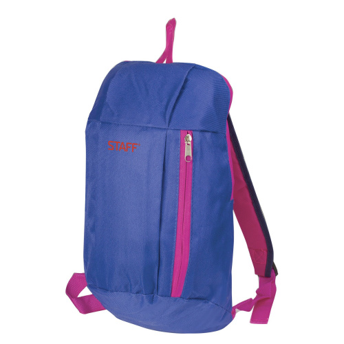 Рюкзак STAFF "AIR", 40х23х16 см, компактный, синий с розовыми деталями