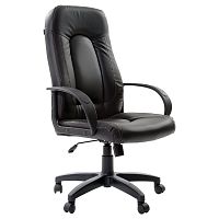 Кресло офисное BRABIX "Strike EX-525", экокожа черная
