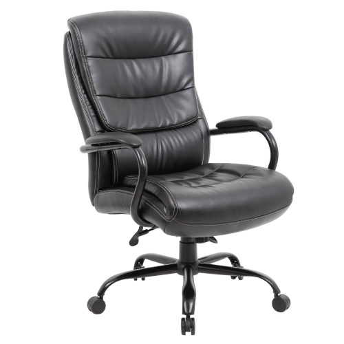 Кресло офисное BRABIX PREMIUM "Heavy Duty HD-004", до 200 кг, экокожа, черное