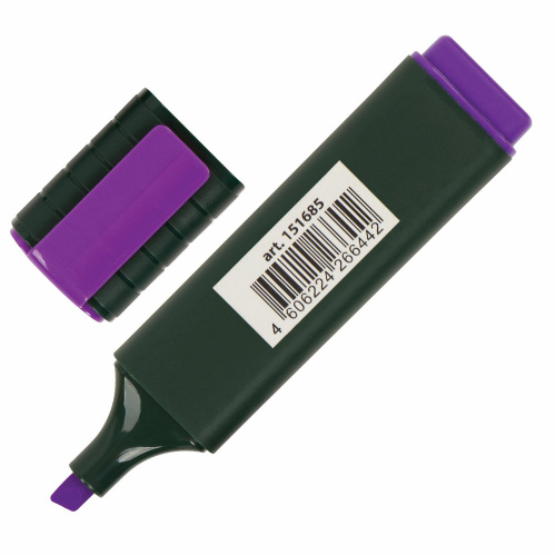 Текстовыделитель BRAUBERG "ORIGINAL", линия 1-5 мм, фиолетовый фото 2