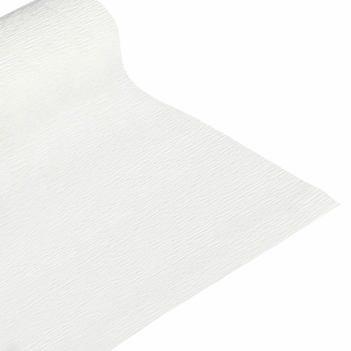 Бумага гофрированная (креповая) BRAUBERG, 32 г/м2, белая, 50х250 см, в рулоне фото 5