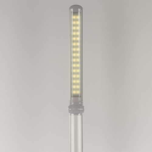 Светильник настольный SONNEN, на подставке, светодиодный, 9 Вт, металлический корпус, серый фото 5