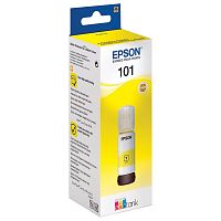 Чернила EPSON для СНПЧ, L4150/ L4160/ L6160/ L6170/ L6190, желтые, 70 мл, оригинальные