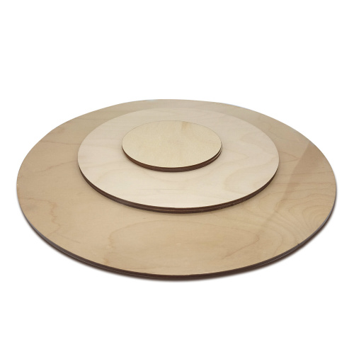 Заготовки для творчества деревянные, круглые, 5 шт., диаметр: 10-20-30 см, BRAUBERG HOBBY, 665314 фото 3