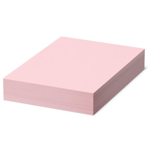 Бумага цветная BRAUBERG, А4, 80 г/м2, 500 л., пастель, розовая, для офисной техники фото 2