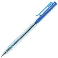 Ручка шариковая масляная автоматическая BRAUBERG "Click Blue", линия письма 0,5 мм, синяя