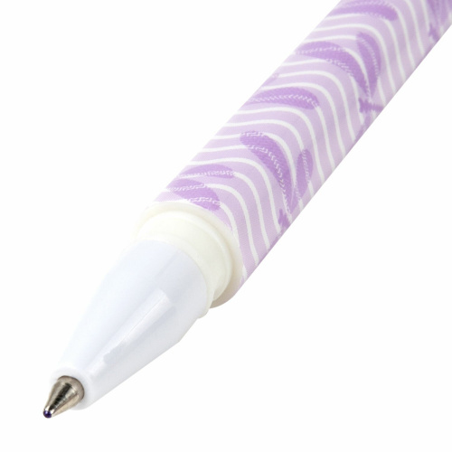 Ручка фигурная шариковая ЮНЛАНДИЯ "Стрекоза", корпус ассорти, пишущий узел 0,7 мм, синяя фото 8