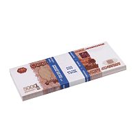 Деньги шуточные ФИЛЬКИНА ГРАМОТА "5000 рублей", упаковка с европодвесом