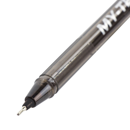 Ручка шариковая масляная PENSAN "My-Tech", линия письма 0,35 мм, черная фото 5