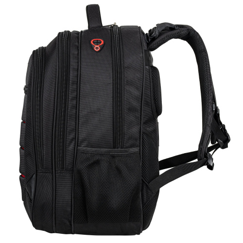 Рюкзак BRAUBERG "Flagman", размер 46х35х25 см, 35 л, ткань, черно-красный фото 6