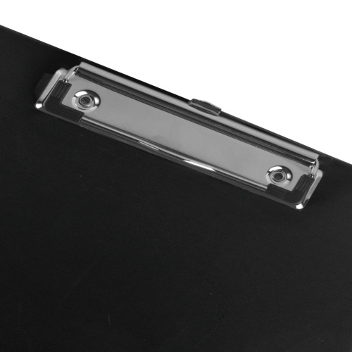 Доска-планшет BRAUBERG "SOLID", А4, 2 мм, с прижимом, пластик, черная фото 3