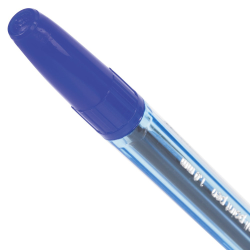 Ручка шариковая BRAUBERG "Carina Blue", корпус тонированный синий, линия письма 0,5 мм, синяя фото 5
