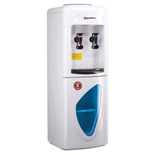 Кулер-водонагреватель AQUA WORK 0.7-LKR, напольный, шкаф, 2 крана, белый, без охлаждения фото 10
