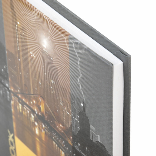 Блокнот  BRAUBERG "Ночной город", А6, 110х147 мм, 80 л., ламинированная обложка, клетка фото 5