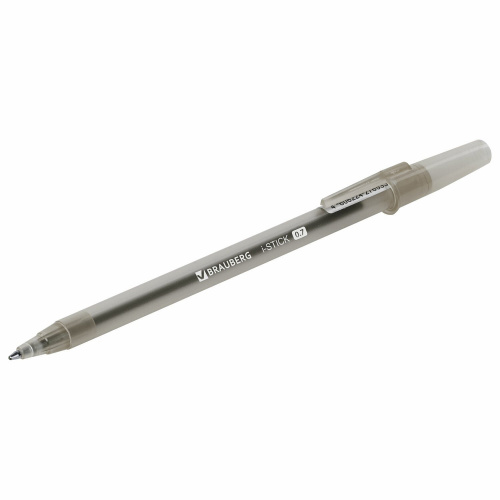 Ручка шариковая BRAUBERG "i-STICK", пишущий узел 0,7 мм, линия письма 0,35 мм, черная фото 6