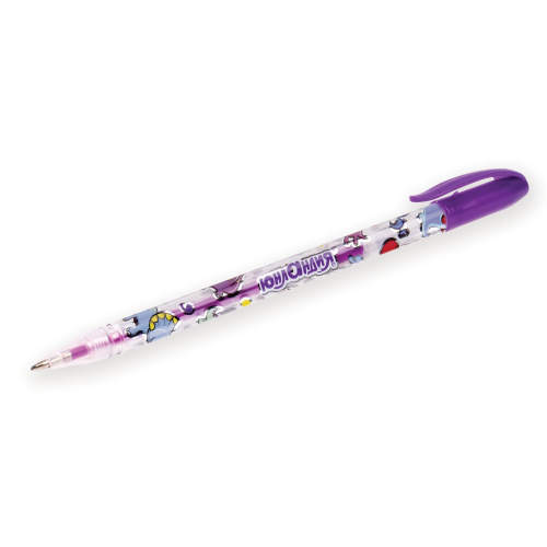 Ручки гелевые ЮНЛАНДИЯ, 6 цветов, неон, корпус с печатью, линия письма 0,5 мм фото 5