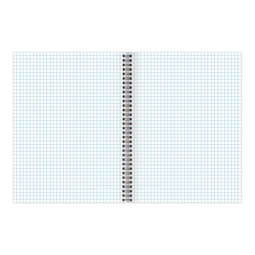 Тетрадь ОФИСМАГ МОНОХРОМ, А5, 96 л., гребень, клетка, обложка картон фото 3
