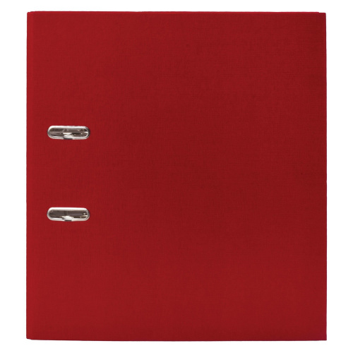 Папка-регистратор ОФИСМАГ, с арочным механизмом, покрытие из ПВХ, 50 мм, красная фото 8