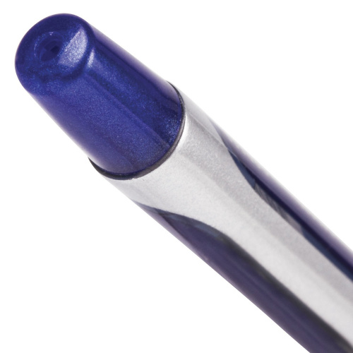 Ручка шариковая масляная с грипом BRAUBERG "Sigma Plus", печать, линия письма 0,35 мм, синяя фото 6