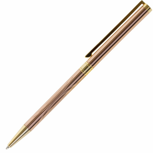 Ручка подарочная шариковая GALANT "ASTRON GOLD", корпус розовое золото, детали золотистые, синяя фото 9