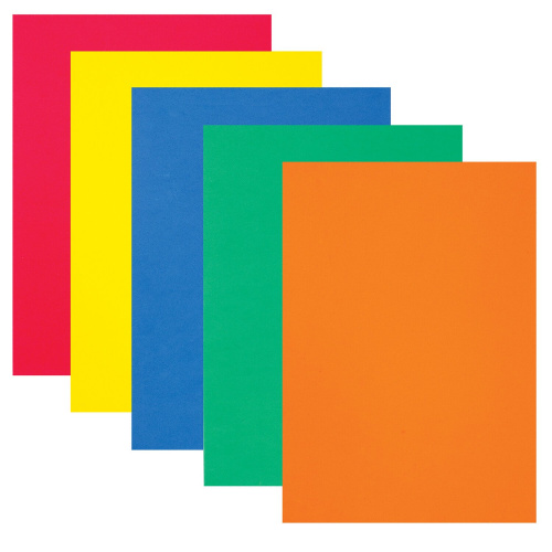 Цветная пористая резина для творчества ЮНЛАНДИЯ, А4, 5 цветов, толщина 2 мм, с европодвесом фото 6