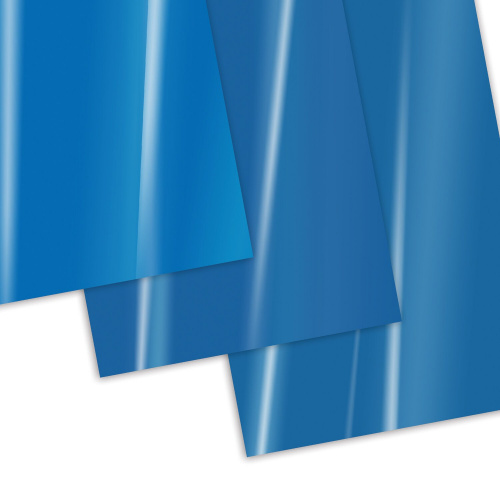 Обложки пластиковые для переплета BRAUBERG, А4, 100 шт., 300 мкм, синие фото 4