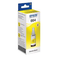 Чернила EPSON для СНПЧ Epson L100/L110/L200/L210/L300/L456/L550, желтые, оригинальные
