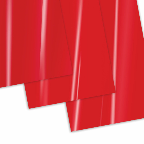 Обложки картонные для переплета BRAUBERG, А4, 100 шт., глянцевые, 250 г/м2, красные фото 2