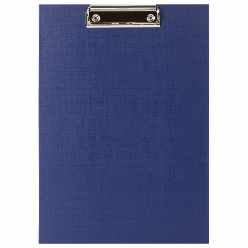 Доска-планшет STAFF "EVERYDAY", А4, картон/бумвинил, с прижимом, синяя фото 2