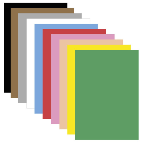 Цветная пористая резина ОСТРОВ СОКРОВИЩ, А4, 2 мм, 10 листов, 10 цветов, яркая фото 7