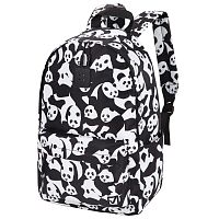 Рюкзак BRAUBERG POSITIVE "Pandas", 42х28х14 см, универсальный, потайной карман