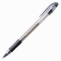 Ручка гелевая с грипом CROWN "Hi-Jell Needle Grip", линия письма 0,5 мм, черная
