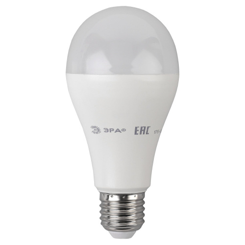 Лампа светодиодная ЭРА, 20(150)Вт, цоколь Е27, груша, теплый белый, 25000 ч фото 2