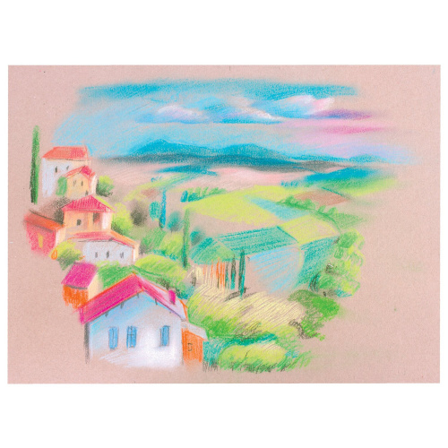 Пастель масляная художественная BRAUBERG ART CLASSIC, 24 цвета, круглое сечение, утолщенная фото 7