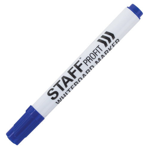 Маркер стираемый для белой доски STAFF "PROFIT", 2,5 мм, синий фото 3