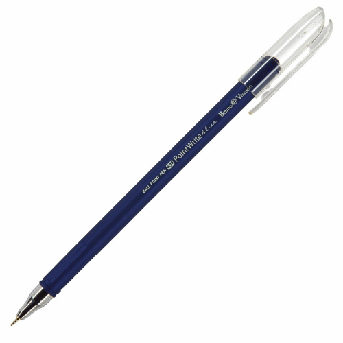 Ручка шариковая BRUNO VISCONTI PointWrite Original, корпус ассорти, линия письма 0,38 мм, синяя фото 2