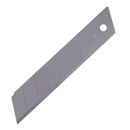 Лезвия для ножей BRAUBERG, 10 шт., ширина 25 мм, в пластиковом пенале фото 3