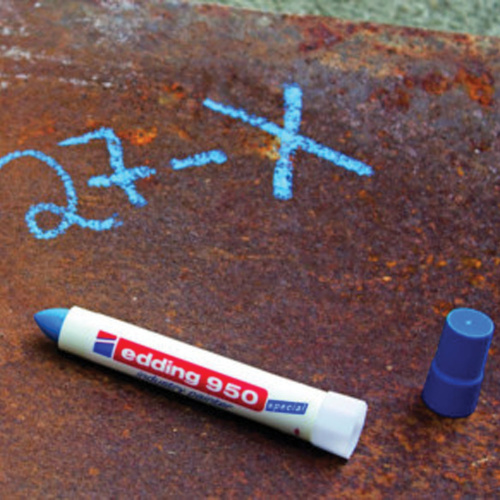 Маркер-паста EDDING, для промышленной маркировки, 10 мм, синий фото 3